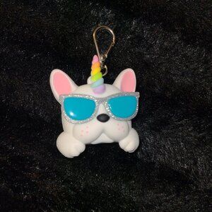 Bath & Body Works Light Up French Bulldog Unicorn Sanitizer PocketBac Holder